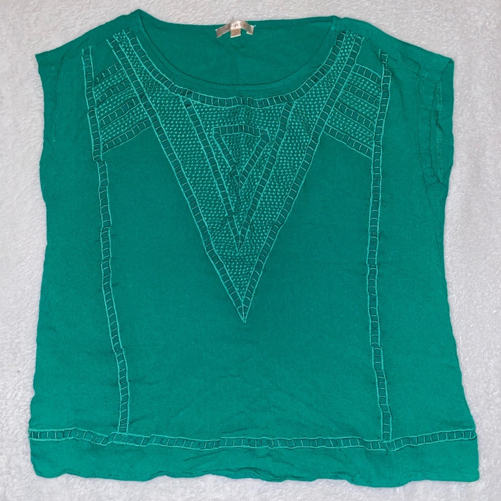 Green-Blue Top